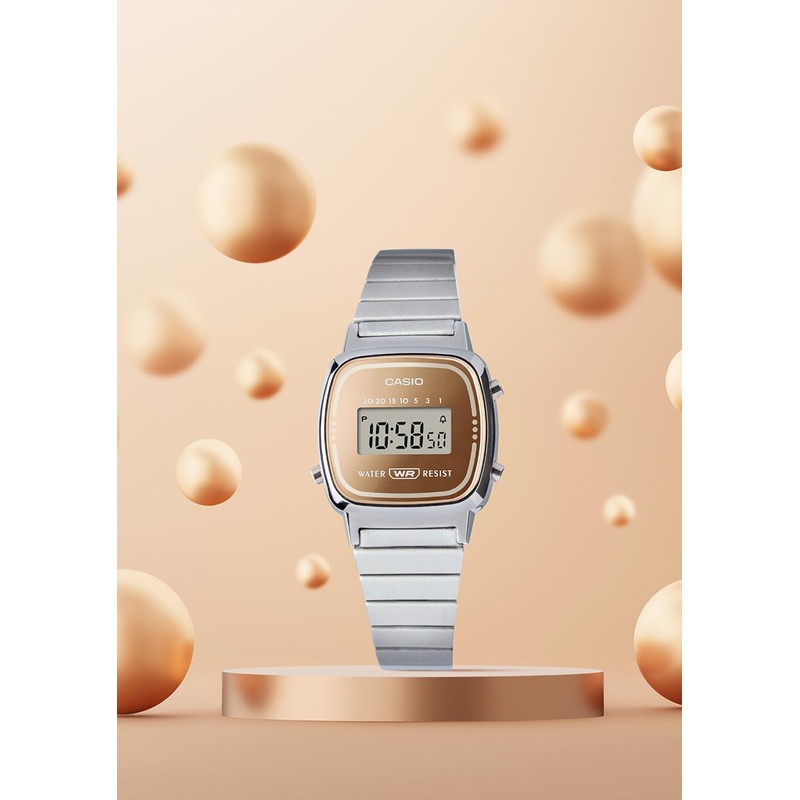 Casio Classic Watch LA670WE, Braun, Bracelet Type