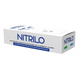 UniSeal Guantes descartables antideslizantes UniSeal 3.5 grs color cobalto talle G de nitrilo x 100 unidades