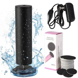 Electric Foot Filer- Foot Grinder, Callus Remover for Feet, Dermave Electric Foot Callus Remover, Electric Callus Remover for Feet, 60pcs Snding Discs Dead Cracked Skin Calluses for Men/Women Electric Foot pedi foot electric foot Electric Rotatable - Col
