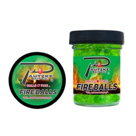 PAUTZKE'S Fishing Bait Fire Balls, Chartreuse/Garlic, 1.65 oz