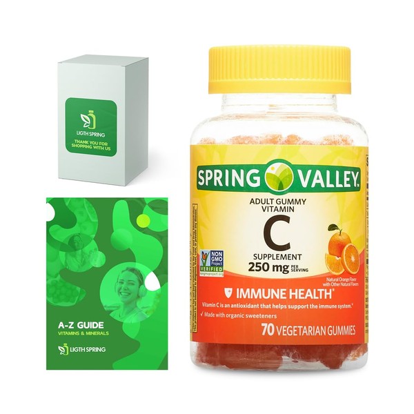 Spring Valley Vitamin C Gummies, 250 mg, 70 Count +