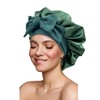 RUAKIVA Gorro de Pelo Rizado de Satén,Gorro de Dormir de