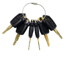 Newyuan Pack of 6 Caterpillar Loaders Excavators Keys for CAT Equipment Ignition Key 5P-8500 Compatible with Caterpillar Equipment Backhoes Skidsteers Loaders Graders Excavators Dozers Haul Trucks