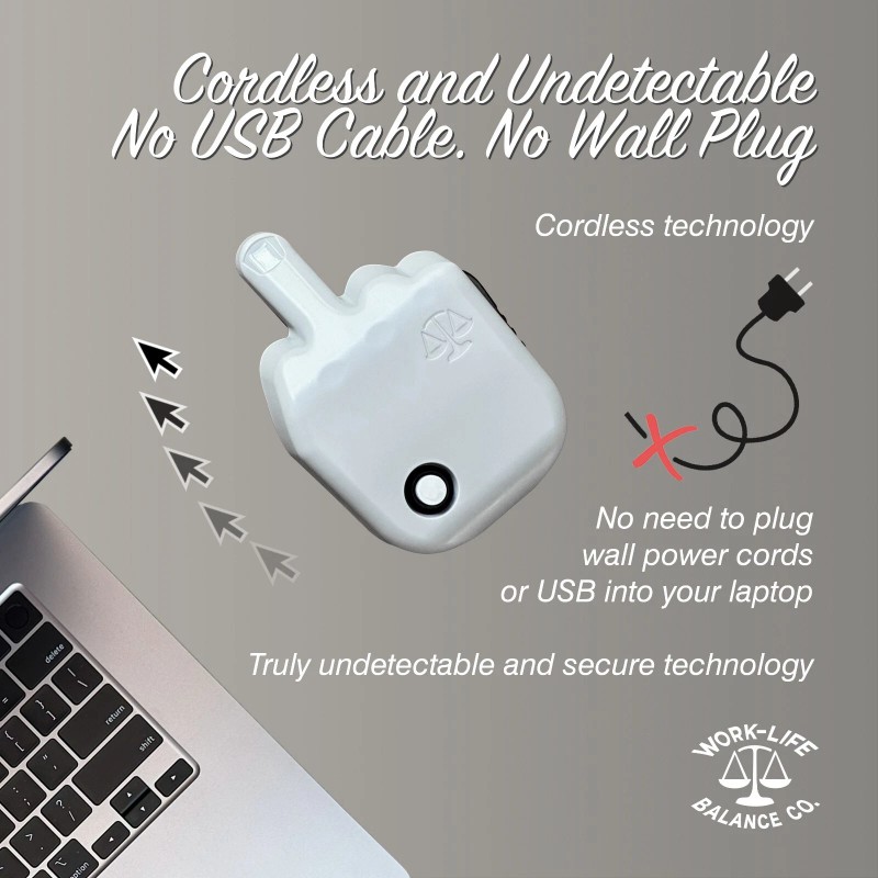 Work-Life Balance Corporation Laptop Touchpad Mouse Jiggler - Doesn't Require
