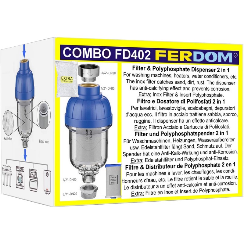 FERPRO FERDOM COMBO FD402 FERDOM Filter & Dispenser - For