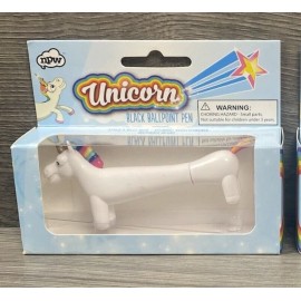 NPW Unicorn Black Ballpoint Pen School College Writing Fun (NP32345)