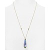 Crystal Infusion Pendant Necklace | Gold Chain Pull Chain Adjustable