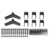 HECASA Trailer Leaf Spring Hanger Kit for Double Eye Springs