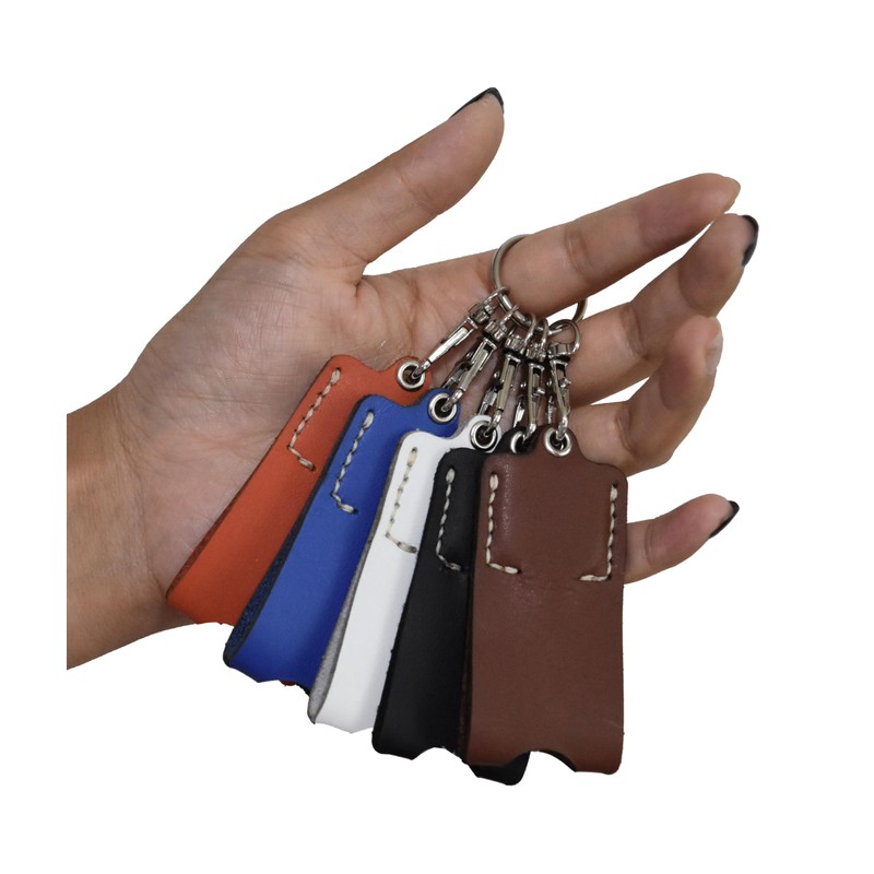 "kaupili" Key Cover, Key Case, Genuine Leather, Set of 3,