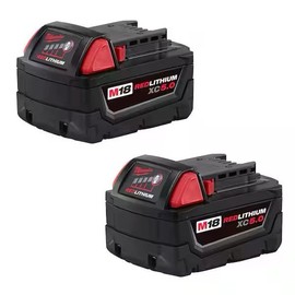 Milwaukee 48-11-1850 M18 XC 5.0 AH 18 Volt Capacity Battery 2 PACK 48-11-1852