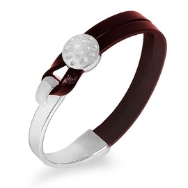 Todenb Leather Cuff Bracelet ，Black Leather Wrap Bracelet，Studded Boho Cuff Bracelets，plicing Bangle Bracelet Double Strand Leather Bracelet for Men, 5, Suede, no gemstone