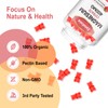 2 Pack Magnesium Citrate Gummies 400MG, High Absorption Magnesium Gummies