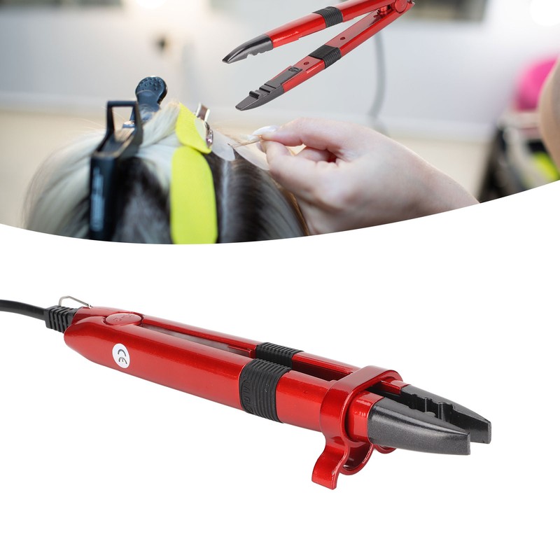 Hair Extension Iron Ergonomic Professional Durable Temperature Regulating Hair Connector