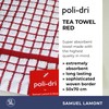 Samuel Lamont & Sons 706Rd Poli Dri Tea Towel, Red