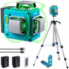 KEZERS 3 x 360 Self Leveling Laser Level with Tripod,