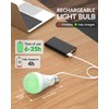 BrightArk E26 Rechargeable Led Light Bulbs with Remote, 3 Colors