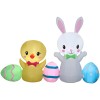 Gemmy 6.5' Gemmy Airblown Inflatable Easter Collection Scene w/ Bunny, Chick, Eggs