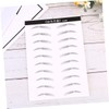 Healeved 3sets Eyebrow Patch Simulation Eyebrow Makeup Tools Sticker for