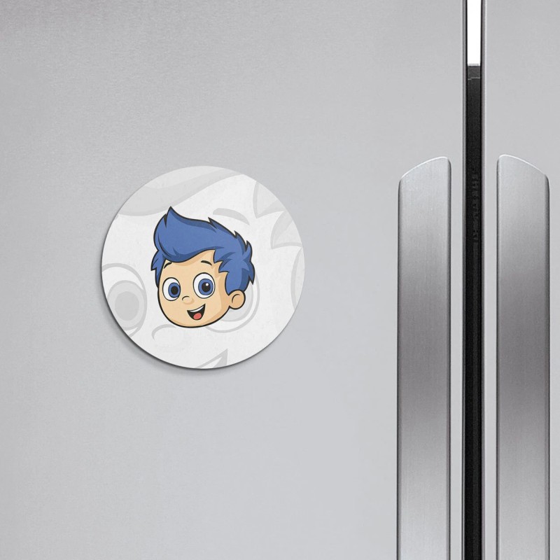Unbranded Bubble Guppies Cartoon Gil Face | 4'' X 4''