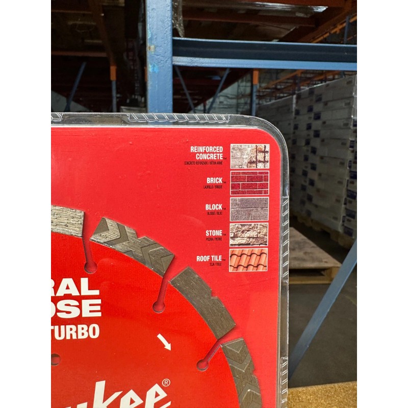 Milwaukee 10 Inch Diamond Max Segmented Turbo General Purpose Diamond