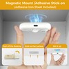 GLARESBOT LED Motion Sensor Puck Lights, Small Rechargeable Under Cabinet