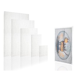 WPTrading - Pack of 50 Bubble Bags 180 x 250 mm (60 my) Transparent - Bubble Envelopes Made of 3-Ply Bubble Wrap for Shipping Small Items - Air Padded Shipping Bag for Goods Shipment