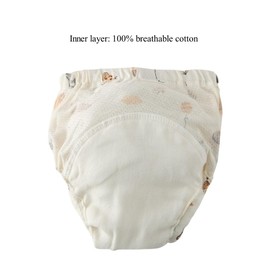 Baby Training Underpants,Soft Breathable Cotton Absorbent Potty Training Underwear for Baby Boy 1T