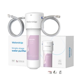 Waterdrop Water Filter for Bathroom for Face Care, Reduces Chlorine, Scale in Water, Reduces Skin Redness and Irritation, 4-Stage Filtration, WD-BFU2, for Cold Water Supply only