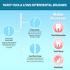 Paro Swiss Isola Long Interdental Brush Medium Green, Tapered 4/9