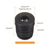 QUARKZMAN Set of 4 Round Black Pipe Inserts with M8
