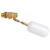 MUALROUS 1/2 Inch Brass Valve with Plastic Float Water Float