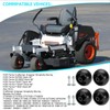 4Pcs Deck Wheel Kit Compatible with Craftsman Snapper Simplicity Murray