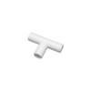 TEE WHITE 1-1/8" HOSE I.D.