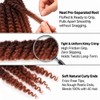 XSASLYET Marley Twist Braiding Hair, Cuban Twist, 18 In,8 Packs,T1B/350