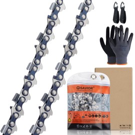 Savior 2Pack 18 Inch Chainsaw Chain L74 .063" Gauge .325" Pitch for Stihl MS271 MS290 MS291 MS261 MS260 MS310 026 028 024 031 3689 005 0074 Replacement 26 RM3 74, 22BPX074