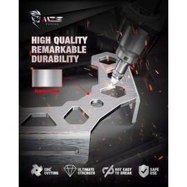 MZS Truck Bed Rail Corner Gussets and Cleats, Front Tie Down Anchors Mounting Brackets T Slot Nuts Compatible with Tacoma for Cargo Trailer CB Antenna Flag Whip Light, Black+Red, Pack of 4