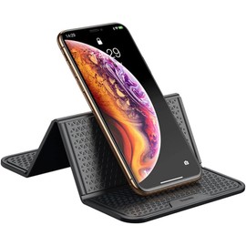 WADY Soporte Antideslizante para Tablero de Auto - Organizador Plegable Multiuso para Teléfonos, Llaves, Gafas y Cartera - Accesorio de Coche Compacto y Práctico