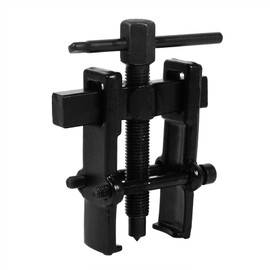 Jopwkuin Jaw Puller,2 Arm Gear Bearings Puller,2.5inch Adjustable Two Jaw Twin Legs Bearing Gear Puller Remover Hand Tool Removal Kit 6inch for Removal Bearing or Gears, Pulley, and Flywheel