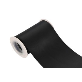 ITIsparkle 4" Inch Wide Solid Color Double Faced Satin Ribbon 5 Yards-Roll Great for Chair Sash, Black