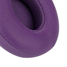 Replacement Solo3 Earpads Ear Pads Protein PU Leather Ear Cushion Compatible with Beats by Dr. Dre Solo3 Solo 2.0 Wireless On-Ear Headphones (Dark Purple)