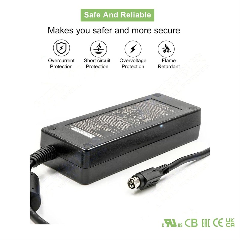 FerroFab GST120A12-R7B 12V 8.5A 120W AC-DC Industrial Power Supply, Green