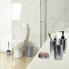Brushed Aluminum Bath Tumbler Cup Holder or Toothbrush Holder NOUMEA