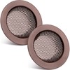 Retisee 2 Pcs Sink Strainer Stainless Steel Sink Drain Basket Cover Mesh Metal Food Catcher Kitchen Sink Accessories for Hair Garbage, Large Wide Rim of 4.4 Diameter (Oil Rubbed Bronze,2mm Dia Hole)