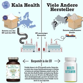 Kala Health Natural Multivitamin - Unique Blend of Seaweed + Seawater Concentrate, Rich in Amino Acids, Vitamins, Minerals, Trace Elements and Fatty Acids, 100% Natural
