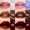 Afflano Shimmer Liquid Lipstick, Metallic Tinged Chameleon Clear Lipgloss