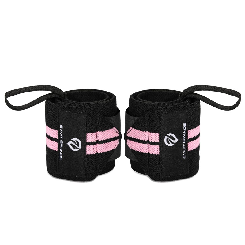EVMT Premium Weightlifting Wrist Wraps 20" - Durable Wrist Straps