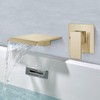 Aolemi Tub Faucet Waterfall Bathtub Faucets Wall Mount Tub Filler
