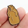 Golf Marker Marmot Cute Animal Ball Marker Iron Base No