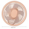 2 in 1 Desktop Fan ABS PP 4000mah 3 Gears