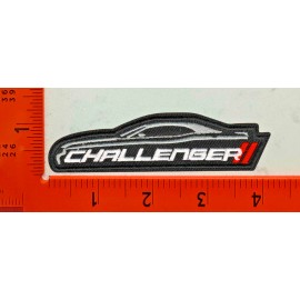 Unbranded Dodge Challenger Embroidered Iron-On Patch – Muscle Car Emblem